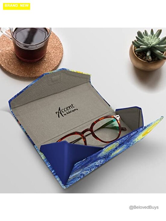 Magnetic Closure Folding Travel Eyeglasses Case for Sunglasses or Readers main image 5
